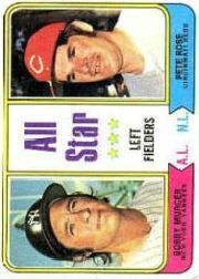 1974 Topps Baseball Cards      336     Bobby Murcer/Pete Rose AS